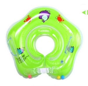 100 sztuk Baby Swimming Neck Ring Rurki Bezpieczeństwo Niemowlę Float Circle do kąpieli Nadmuchiwane Woda Kamizelka Kamizelka