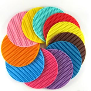Table Silicone Pad Silicone Non-slip Heat Resistant Mat Cushion Placemat Pot Holder Kitchen Utensil pop new 2022