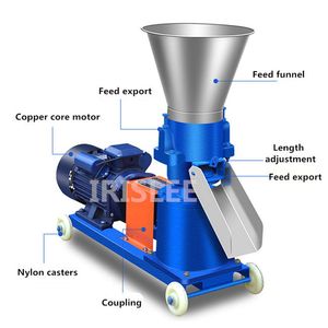 Фермс-использование 150 кг/ч кормление шарика Millt Mill Mill 220V/380V Feed Fid Pellet Make Machine