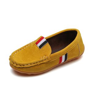 Fashion Boys Shoes Kids Children Soft Flats Sneakers Casual Shoes For Toddler Big Boy Classical Design British All-match Loafers LJ200907