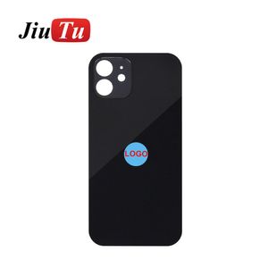 Auto Jiutu Big Hole Back Glass Replacement för iPhone XR 8G 11PROMAX 12PRO 12mini Batterilock