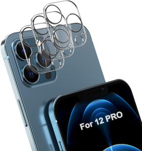 Tunna 9h Hermed Glass Camera Hardated High Definition Camera Lens Protector för iPhone 12 Mini, iPhone 12/12 Pro Max
