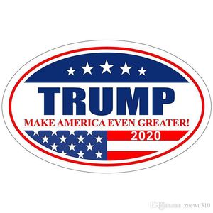 Donald Trump-klistermärke Kylsklistermärke 2020 presidentvalsväggklistermärken Keep Make America Great Decal-dekaler för bil WVT0515