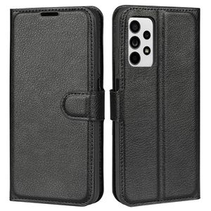 Litchi Pattern Flip PU Leather Wallet Phone Cases For Samsung Galaxy Xcover Pro A01 M01 A3 Core A51 A71 A31 A21S A11 M11 A41 EU US Lychee Grain Cover