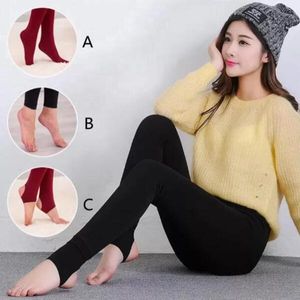 Kadınlar Kış Kalın Legging Bacak Şekillendirici Sıcak Artı Kadife Pantolon Kalınlaşma Ince Tayt Tayt Elastik Külotlu Çorap Giyen Pantolon 8 Renk