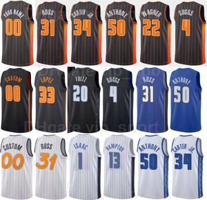 75th Anniversary Basketball Print RJ Hampton Jersey 13 Wendell Carter Jr 34 Franz Wagner 22 Mohamed Bamba 5 Jalen Suggs 4 Terrence Ross 31 Chuma Okeke 3 Man Kvinna Ungdom