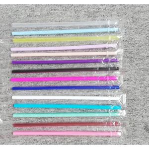 Fda Certification Food Grade 24.5Cm Straight Reusable Colored Plastic Drinking Straws Eco-Friendly Pp Drink Straw Jqoy2