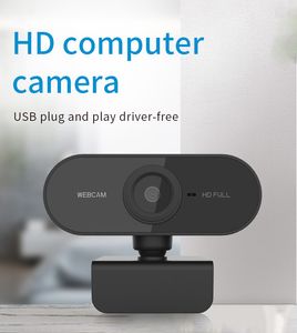 Kamera komputerowa WebCam 1080p Full HD z mikrofonami obrotowymi kamerami do konferencji wideo na żywo