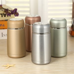 300ml Small Thermos Water Bottle Stainless Steel Thermal for Tea food Children Kids Filter Flask Cup Vacuum Mug School Student 201221