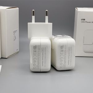 Apple EU US プラグ12W USB電源アダプタACホームウォール充電器5 V V V A For iPhone x プラス7 S S iPadオリジナル包装付き