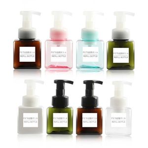 250ml Tom pumpflaska, klar plastpumpflaska Refillable för hand Sanitizer Shampoo Body Wash Soap Lotion Dispenser