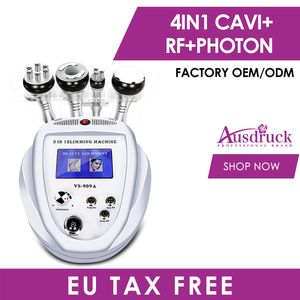 top Professional 4-1 40K Cavitation Ultrasonic Machine vacuum RF lifting cellulite slimming radio frequency body facial anti wrinkle machine