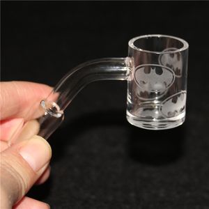 Smoking 100% Real Quartz bangers 10mm 14mm 18mm Female Male Bowl Domeless Nails 45 90 Degrees Quartzs Banger Nail