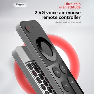 Wholesale tv learn for sale - Group buy Smart Home Control Latest W3 G Air Mouse Keyboard For Android TV Box Gyroscope Voice Remote PC Computer IR Learn Controller Replacement