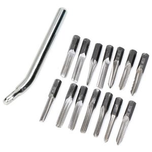 Locksmith Supplies 10pcs Force Open Keys Hand Bits for Civil Locks and Car Door Pick Kits