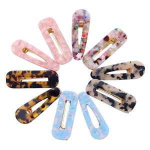 Amber Hairpin Leopard Print Simplicity Lady Geometry Acetic Acid Duck Beak Hair Clips Accessories Woman Bobby Pins 1 45hm K2B