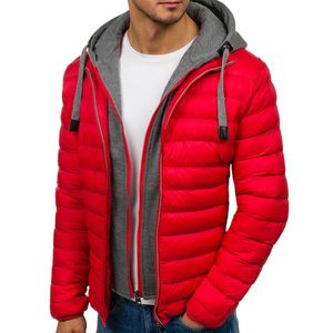 Zogaa 남자 가을 겨울 자켓 코트 캐주얼 두꺼운 옷 망 후드 가린 스트리트웨어 오버 코트 새로운 브랜드 남성 파크 201123