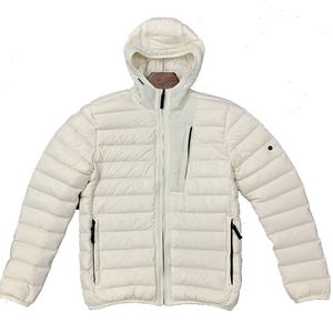 Piumini con cappuccio di colore chiaro caldi invernali 21FW moda piumino nero casual senza maniche