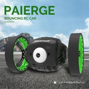 Paierge PEG - 700 2.4G Intelligent Big Eye Bouncing RC Car Amazing Jumping Ability 360 Rotation Stunt Car Remote Control Car Toy 201211