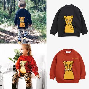 ENKELIBB Stilvolle Kinder Leopard Jacke für Jungen Mädchen Kinder Herbst Winter Coole Mäntel Kleinkind Tierjacke Mode Baby Tops LJ201125