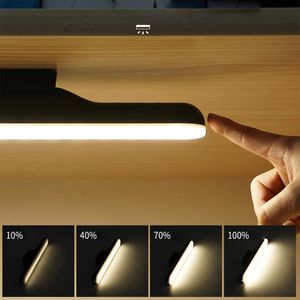 Luz de mesa de escurecimento de luzes magnéticas penduradas luzes da noite de escurecimento 14 pcs LED lâmpada lâmpada carregável e proteja a luz da lâmpada da mesa da mesa