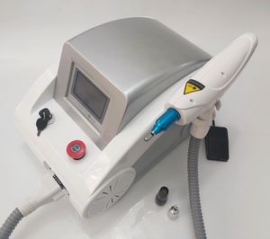 Professionell Q Switch ND YAG Laserpigmentering Kol och Yag Laser Peeling Freckle Acne Spot Tattoo Removal Machine