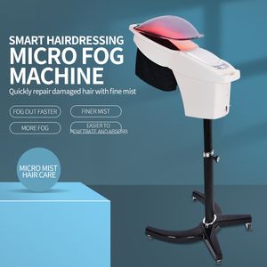 Högkvalitativ grossist Ultraljud Micro Fogging Frisör Hår Steamer För Skönhetssalong 7 Färgljus O3 Ozone Machine