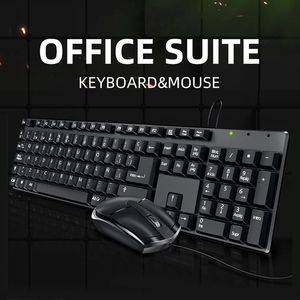 Wholesale surface keyboard and mouse for sale - Group buy Usb Keyboard And Mouse Combo Wired Computer Keyboard With Stands For Windows PC Laptop Desktop Surface Chromebook