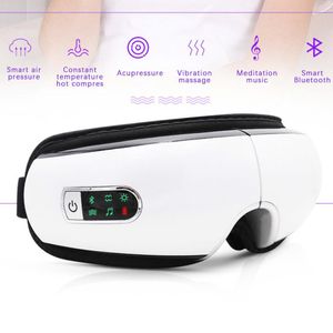 Bluetooth Eye Massager Rechargeable Electric Vibration Air Pressure Music Massage SPA Collapsible Care Device Wrinkle