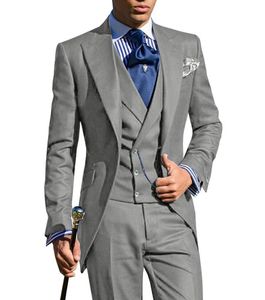 Herenpakken Blazers Mens Slim Fit Stuks Bedrijfs Grijs Paars Jas Tuxedos Witte Blazer voor Bruiloft Groom Prom Avond Blazer Vest Pan
