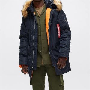 5 가지 색상의 남성 겨울 재킷 긴 알래스카. 201127