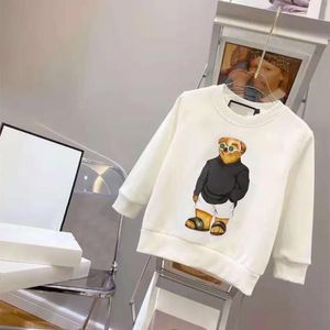 2022 Mens Fashion Casual Sweatshirts Crew Neck Loose Casual Bear Print Top Womens Hoodless Clothes Couple Wear266n