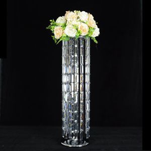 Украшение свадебной акриловой цветочной стойки с хрустальным бусином для свадебных стол для свадебного стола и вечеринка Decor Senyu765