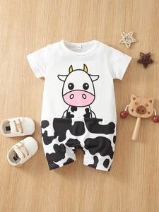 Baby Cow Print Romper SHE