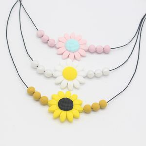 Ins silicone gutta percha Necklace chewable pendant baby bite gel molars necklace