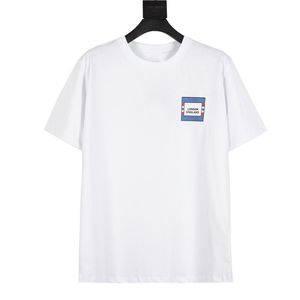 패션 망 티셔츠 Limed 런던 편지 스타일리스트 Tshirts 2021 Hight 품질 남성 여성 커플 짧은 소매 티