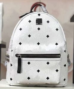 Klassische neue Frauen Männer Rucksack Schultasche große Kapazität Rucksäcke für Mädchen Jungen Tasche solide PU Leder Schultertaschen Handtaschen