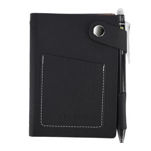 Elfinbook mini inteligentny wielokrotnego użytku wymazany faux skórzany notebook notebook notatnik pamiętnik dziennik biuro turystycy lubią rocketbook t200727