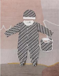 New Baby Boys Girls Rompers Designer Kids Long Sleeve Cotton Jumpsuits Infant Girl Cotton Romper Boy Clothing