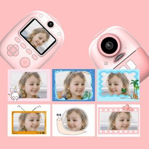 Cartoon Portable Kids Mini Digital Camera Automatically Print Photo Screen LJ201105