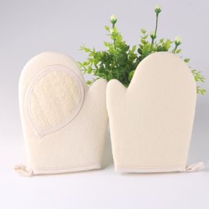 Lloofah Peeling Glove Scrubber for Bath Exfoliating Tan Removal Mitts Paddy Soft Fiber Massage Shower Glove Cleaner