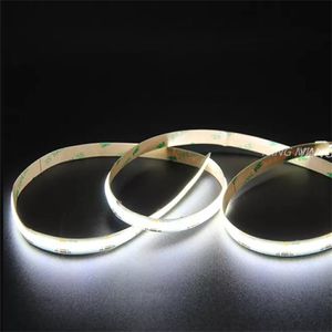 COB LED Strip CCT قابل للضبط 2700K إلى 6500K 24V DC 576LELDS/M اثنين من الألوان قابلة للتعديل أبيض فليب رقاقة fcob