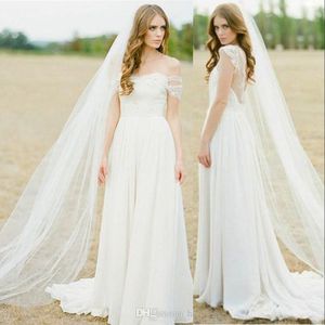 Semplice bianco avorio alta qualità singolo uno strato nero bianco avorio lunghezza del pavimento lunghi veli da sposa pettine morbido velo da sposa accessori per le spose