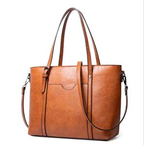 Cow Leather Tote Bag Women Shoulder Bag Leather big Handbags with Female Hobos Bags