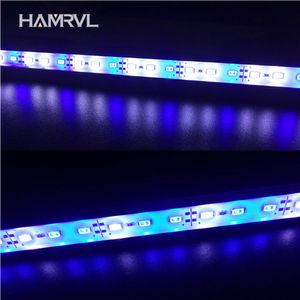 5PCS DC12V 0,5M 5730 IP68 Vattentät växt LED LED Bar Rigid Strip Red Blue 5: 1 För Akvarium Grön Hus Hydroponic Växt Vit Y200922