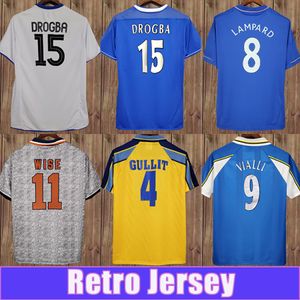 03 05 DROGBA LAMPARD ROBBEN CRESPO Herren-Kurztrikots für Herren 11 12 TORRES MATA DAVID LUIZ Langarm-Fußballtrikot für Zuhause