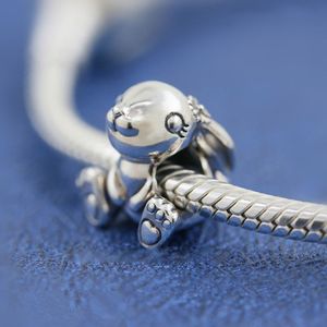 925 Sterling Silver Sommarsamling Härlig Kanin Charm Pärla Passar Europeiska Pandora Smycken Charm Armband