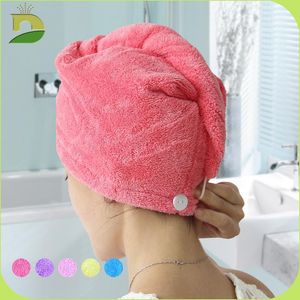 Handtuch Sugan Life Badetücher für Damen, Mikrofaser, weich, hautfreundlich, Korallensamt, Kappe für trockenes Haar, Erwachsene1