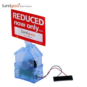 Solar Wobbler Adhesive Sign Holder | Shelf Price Talker | Counter Top Point Of Sale Device Shaking Label Clip | Loripos