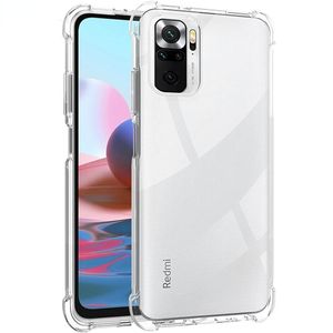 Yumuşak Şeffaf TPU Kabuk Kılıfları Xiaomi Redmi Not 10 Pro, 10S, 5G ve 5G Modelleri